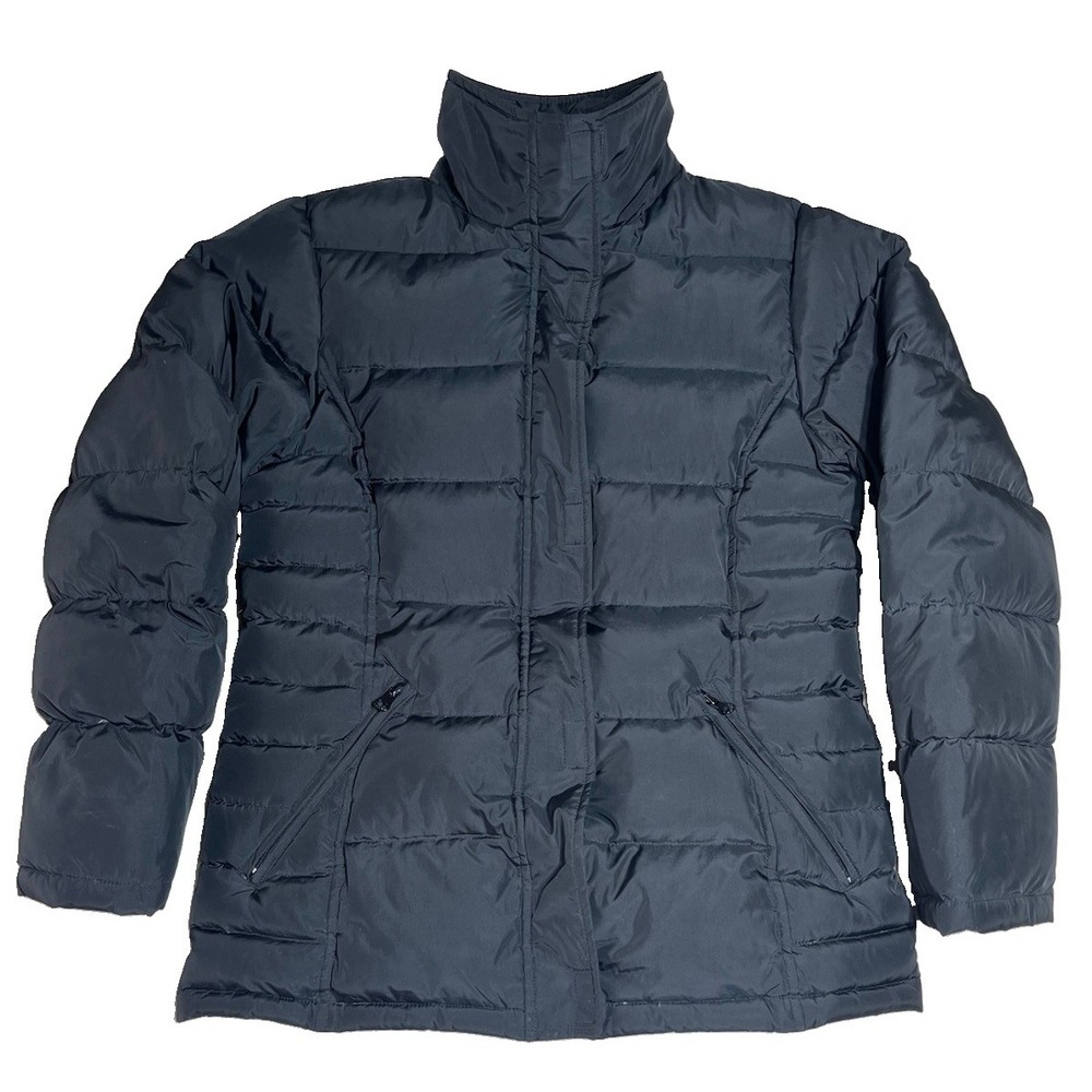 Bernardo Down Duvet Puffer Women's Small Black Jacket Coat  Down Feathers EUC